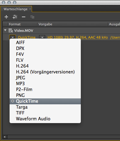 Adobe Media Encoder